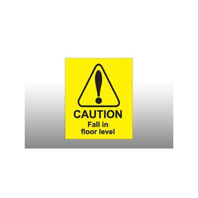 Warning Sign Fall In Floor PVC 20 x 30 cm