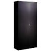 Bisley Double Door Cabinet Lockable with 4 Shelves Steel 914 x 457 x 1968mm Black