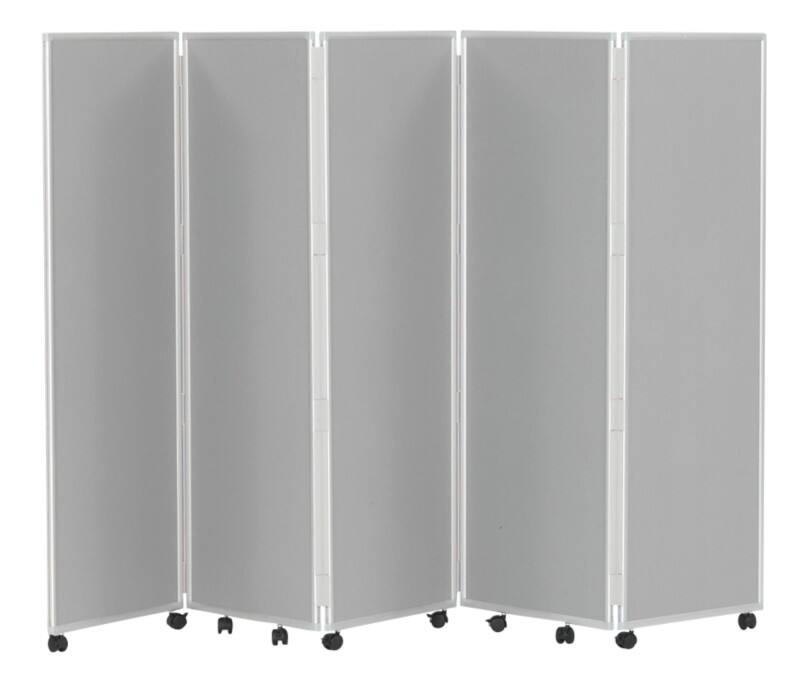 Concertina Screen 609395 Grey 560 x 1,500 mm