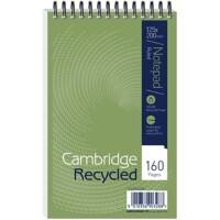 Cambridge Notebook Special format Ruled Paper Soft Cover Green Perforated 160 Pages Pack 10