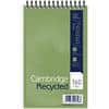 Cambridge Notebook Special format Ruled Spiral Bound Paper Soft Cover Green Perforated 160 Pages Pack of 10