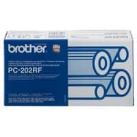 Brother Thermal Transfer Film PC202 Black Pack of 2