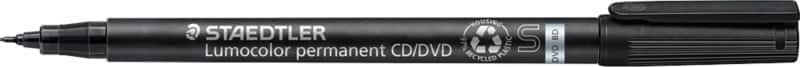 STAEDTLER 310 CDS-9 OHP and CD Permanent Pens Fine Fine Black Pack of 10