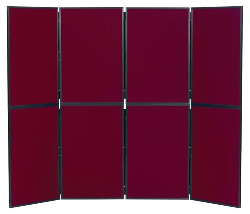 Display Stand PVC (Polyvinyl Chloride) 610 (W) x 915 (H) mm Red Lightweight