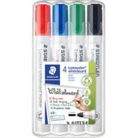 STAEDTLER Lumocolor Whiteboard Marker Medium Bullet Assorted Pack of 4