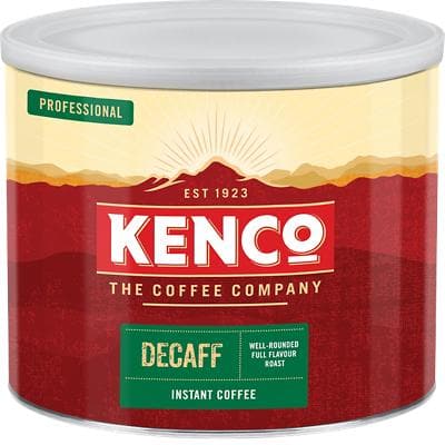 Kenco Decaff Instant Ground Coffee Tin Freeze Dried 500g