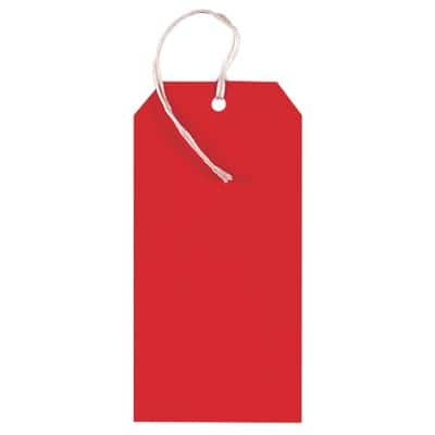 Coloured Tags Red Box of 250