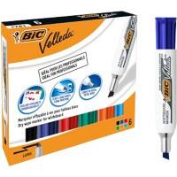 BIC Velleda 1781 Whiteboard Marker Broad Chisel Assorted Pack of 6