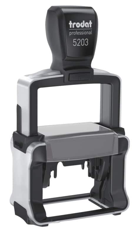 Trodat Custom Text Stamp 5203 Black 8.9 x 4.8 x 15.1 cm