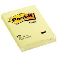 Post-it Sticky Notes 51 x 76 mm Canary Yellow 12 Pads of 100 Sheets