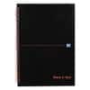 OXFORD Black n' Red A5 Wirebound Hardback Notebook Ruled 140 Pages