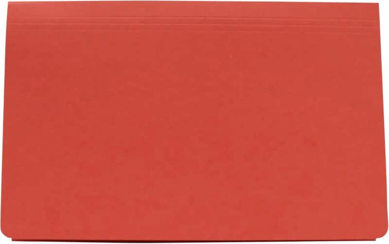 Guildhall Document Wallet PW2-REDZ Folio Manila Landscape 35.5 (W) x 23 (H) cm Red Pack of 50