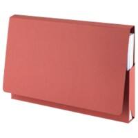 Guildhall Document Wallet PW2-REDZ Folio Manila Landscape 35.5 (W) x 23 (H) cm Red Pack of 50