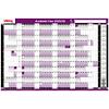 Viking Academic Annual Planner 2024, 2025 English 96 (W) x 61 (H) cm Purple