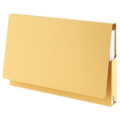 Guildhall Document Wallets PW2-YLWZ Foolscap Yellow Manila 35.5 x 23 cm Pack of 50