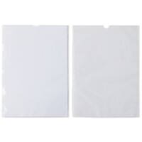Index Card Holder Reinforced A4 Transparent Plastic 25 x 33.6 x 4.3 cm Pack of 100