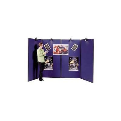 Jumbo Freestanding Display Stand 914 x 1829mm Blue