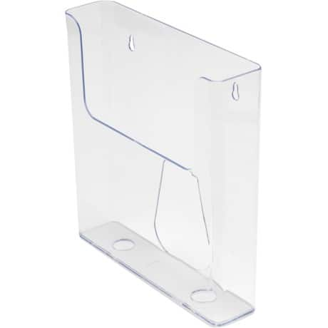 Wall Mounted Transparent A4 Brochure Holder | Viking Direct UK