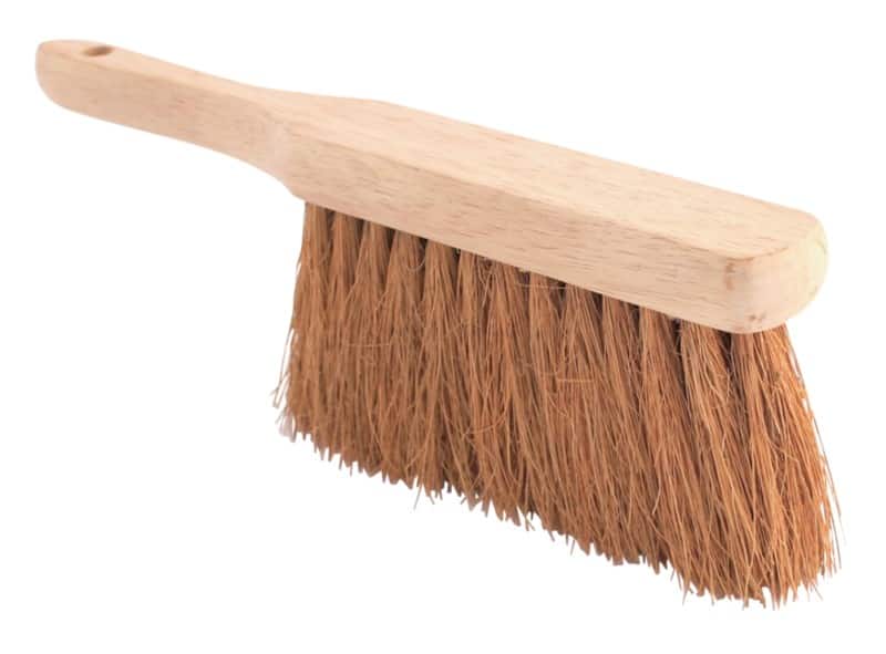 Bentley Soft Bristle Wooden Handbrush Brown 11"