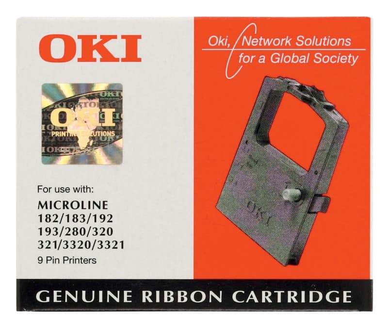 OKI Printer Ribbon 1595 7 x 9 cm Black