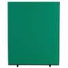 Freestanding Screen Fabric Wrapped 1500 x 1800 mm Green
