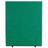 Freestanding Screen Fabric Wrapped 1500 x 1800 mm Green