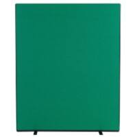 Freestanding Screen Fabric Wrapped 1500 x 1800 mm Green