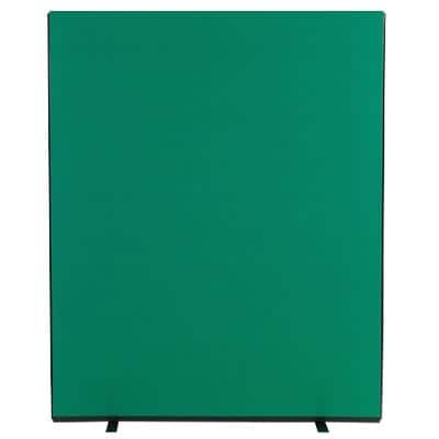 Freestanding Screen Fabric Wrapped 1500 x 1800 mm Green