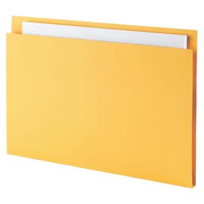 Guildhall Square Cut Folder Yellow Manila 315 gsm Pack of 100