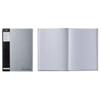 Pukka Pad Silver A4 Casebound Hardboard Cover Notebook Ruled 192 Pages
