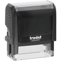 Trodat Custom Text Stamp 4913 Black 2.2 x 2.2 x 5.8 cm