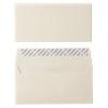 Conqueror DL Envelopes 220 x 110 mm Peel and Seal Plain 120gsm Laid Texture Cream Pack of 500