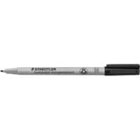 STAEDTLER Lumocolor 315 OHP Marker Medium Bullet 1 mm Black Pack of 10