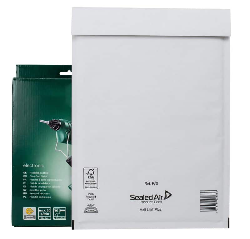 Mail Lite Plus Mailing Bag F/3 White Plain 220 (W) x 330 (H) mm Peel and Seal 79 gsm Pack of 50
