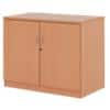 Largo Regular Door Cupboard Lockable with 1 Shelf Melamine Deluxe 1020 x 550 x 800mm Beech