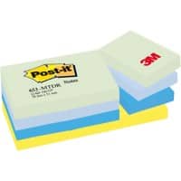 Post-it Sticky Notes 38 x 51 mm Dream Colours Pack of 12 of 100 Sheets