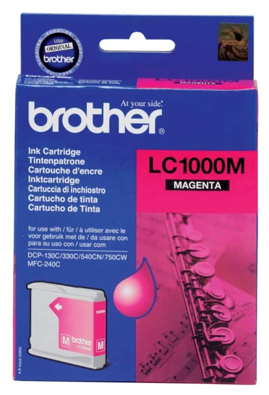 Brother LC1000M Original Ink Cartridge Magenta