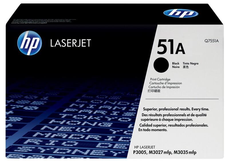 HP 51A Original Toner Cartridge Q7551A Black