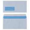 Universe Business Envelopes DL 110 x 220 mm 90 g/m² White Window Peel and Seal Pack of 500