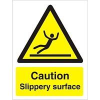 Warning Sign Slippery Surface PVC 15 x 20 cm