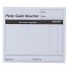 Viking Petty Cash Vouchers 10 x 12.5 cm White 20 pieces of 80 sheets