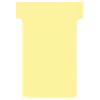 Nobo Size 2 T Cards Yellow 6 x 8.5 cm Pack of 100