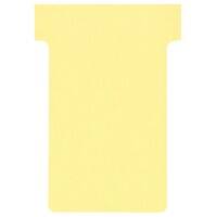 Nobo Size 2 T Cards Yellow 6 x 8.5 cm Pack of 100