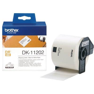 Brother DK-11202 Authentic Shipping Labels Self Adhesive White 62 x 100 mm 300 Labels