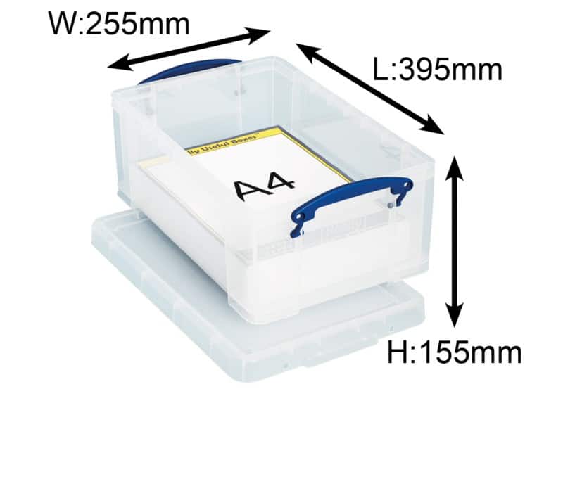 Really useful box plastic storage 9 litre  255 x 395 x 155 mm