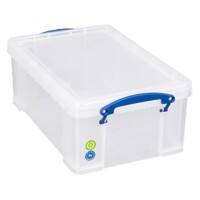 Really Useful Box Storage Box 9 L Transparent 25.5 x 39.5 x 15.5 cm