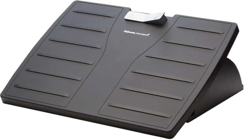 Fellowes Adjustable Footrest 4,445 x 3,334 x 1,111 mm Black, Silver