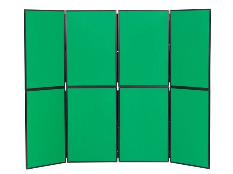 Display Stand 8 PVC (Polyvinyl Chloride) 610 (W) x 915 (H) mm Green Lightweight