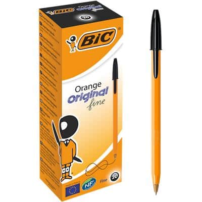 New Bic Orange RED Fine Biro Pen 0.8mm CHOOSE FROM MENU Free Postage UK SELLER 