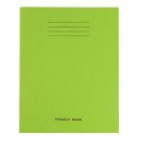 32 Page Green Exercise Book 230X180MM12mm Feint Ruled Top Plain